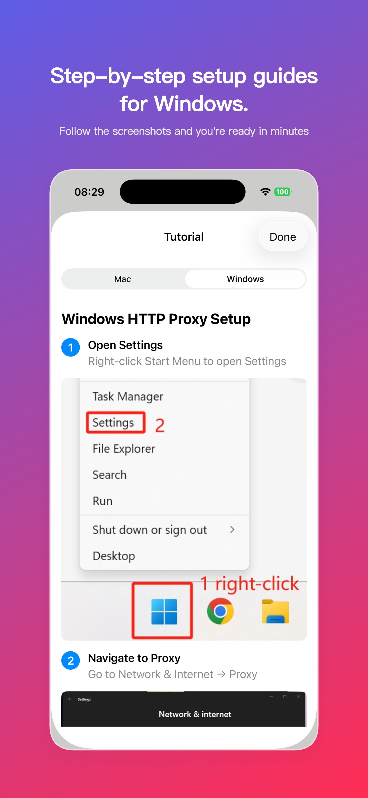 HttpRelay Settings